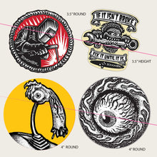 Load image into Gallery viewer, Garage Monster Welder Eyeball Sticker Blast (#11) Sticker Bundle