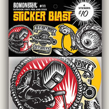 Load image into Gallery viewer, Garage Monster Welder Eyeball Sticker Blast (#11) Sticker Bundle