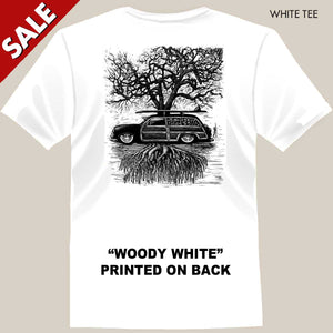 Clearance Men's Tee "Woody White" SIZE XL