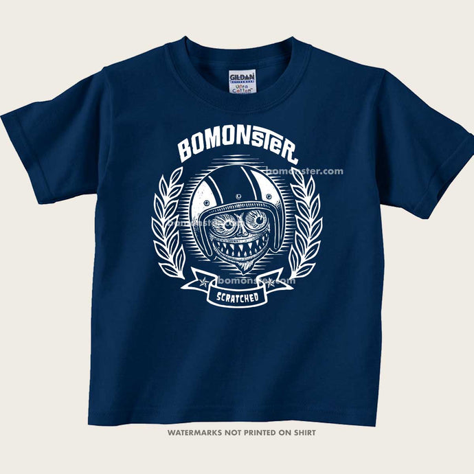 BOMONSTER Kid's Navy T-Shirt 