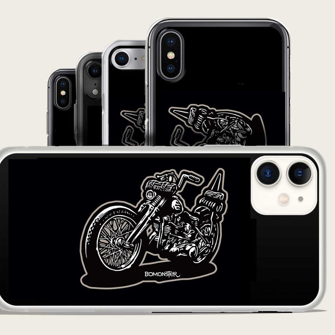 Harley chopper iphone case by bomonster