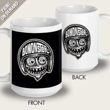 Load image into Gallery viewer, bomonster hot rod monster avatar logo mug