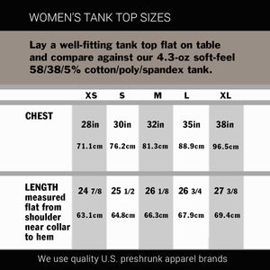 Women's Hot Rod Tank Top "Cupcake Flames"