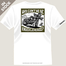 Load image into Gallery viewer, harley knucklehead rider on flat track motorcycle