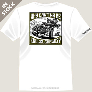 harley knucklehead rider on flat track motorcycle