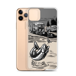 Vintage Trailer "Fish Story" iPhone Case