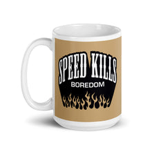 Load image into Gallery viewer, Speed Kills Boredom Ceramic Mug