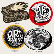 Load image into Gallery viewer, rattlesnake, dirt brains helmet, knobby tire, desert racer stickers