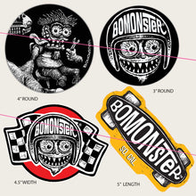 Load image into Gallery viewer, self reflection lowbrow kustom kutlure drag racing bomonster stickers