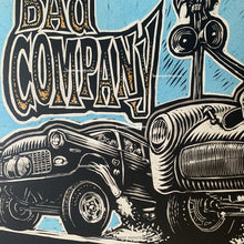 Load image into Gallery viewer, "Bad Company #1" – Original 8"x10" Framed Drag Racing Scratchboard Art, Willys Gasser &amp; ’55 Chevy