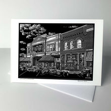 Load image into Gallery viewer, Whiskey Parking – 5x7 BOMONSTER Greeting Card