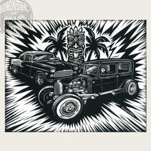 Load image into Gallery viewer, Custom Scratchboard Vehicle Portraits