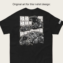 Load image into Gallery viewer, Original T-shirt and Poster Art &quot;Funny Cars&quot;