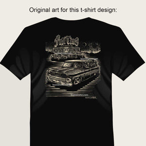 Original T-shirt and Poster Art "Chevy Roadhouse"