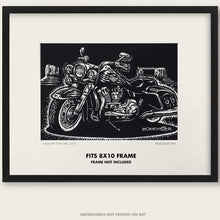 Load image into Gallery viewer, Original Harley Road King Art &quot;King Of The Valley #1&quot;