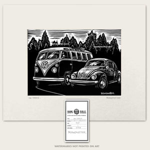 Original Art "VW TREES #1"