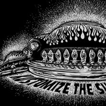 Load image into Gallery viewer, “Survivors” – Original 1950s Custom Car Art. 16"x12" Unframed.