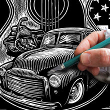 Load image into Gallery viewer, Signed 11x17" Route 66 Litho Art Print "Guitar Acoustic"