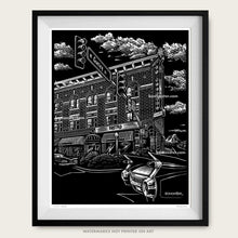 Load image into Gallery viewer, Signed 11x17" Old West Litho Art Print "Caddy Corner"