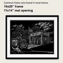 Load image into Gallery viewer, Signed 11x17&quot; Motorcycle Litho Art Print &quot;Skull Valley&quot;