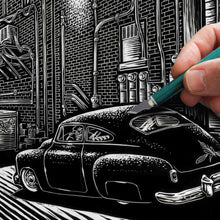 Load image into Gallery viewer, Signed 11x17" Kustom Kulture Litho Print "KUSTOM ALLEY"