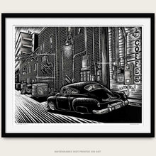 Load image into Gallery viewer, Signed 11x17" Kustom Kulture Litho Print "KUSTOM ALLEY"