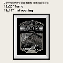 Load image into Gallery viewer, Signed 11x17&quot; THIS TOWN Whiskey Row Litho Art Print &quot;Whiskey Label&quot;