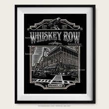 Load image into Gallery viewer, Signed 11x17&quot; THIS TOWN Whiskey Row Litho Art Print &quot;Whiskey Label&quot;