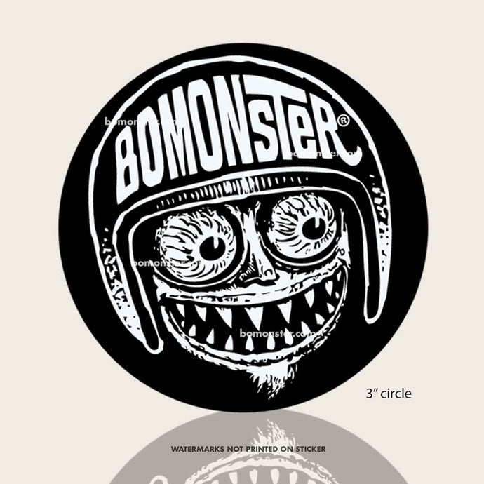 BOMONSTER Hot Rod Monster Sticker 