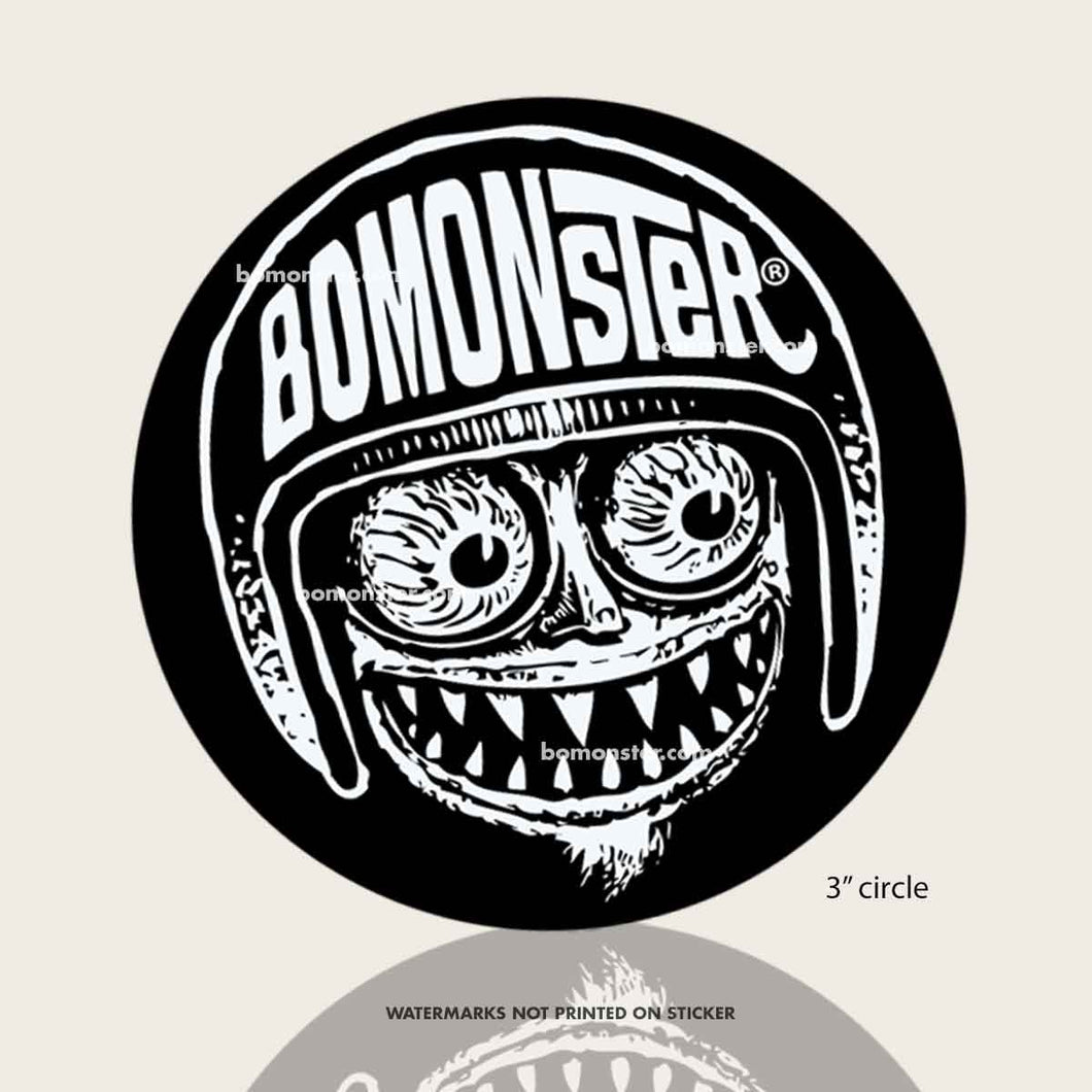 BOMONSTER Hot Rod Monster Sticker 