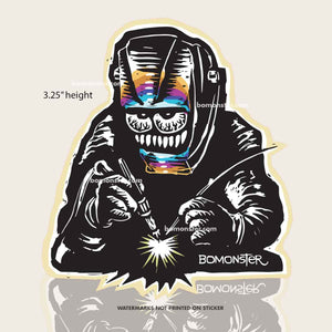 TIG Monster Welding Sticker