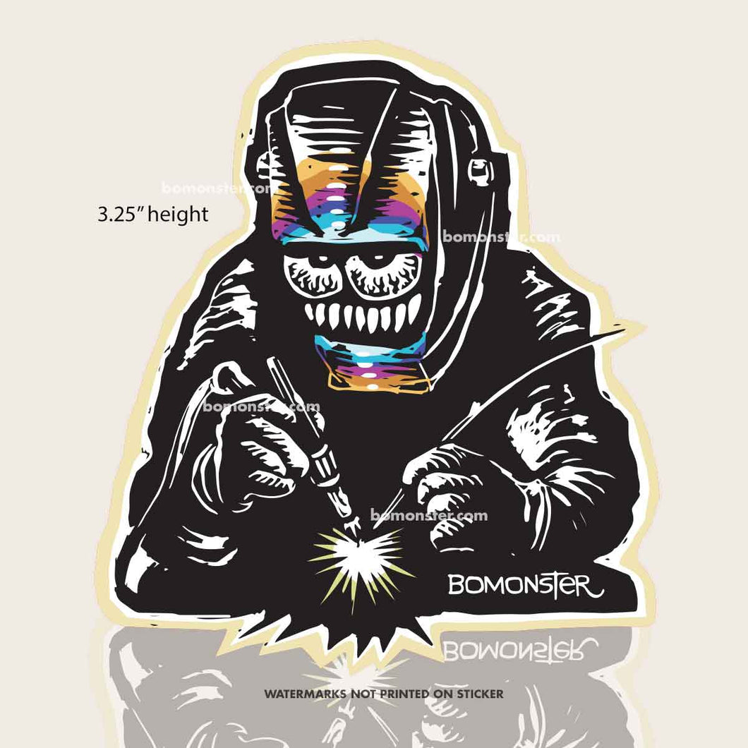 TIG Monster Welding Sticker