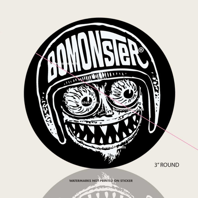BOMONSTER Hot Rod Monster Sticker 