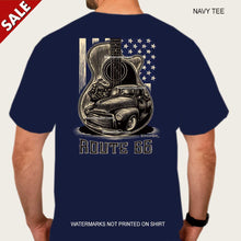 Load image into Gallery viewer, Clearance Men&#39;s Route 66 Tee &quot;GUITAR ACOUSTIC&quot; SIZE M