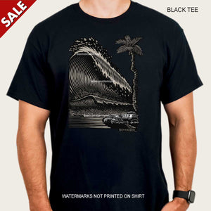 Clearance Men's Tee "TSUNAMI"  SIZE S