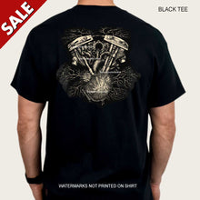 Load image into Gallery viewer, Clearance Men&#39;s Harley Tee &quot;V-TWIN SHOVEL HEART&quot; SIZE M