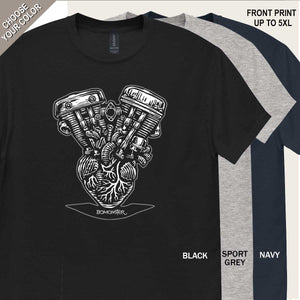 Men's Harley Motor Classic Tee "SHOVELPAN HEART"