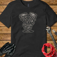 Load image into Gallery viewer, Men&#39;s Harley Motor Classic Tee &quot;SHOVELPAN HEART&quot;