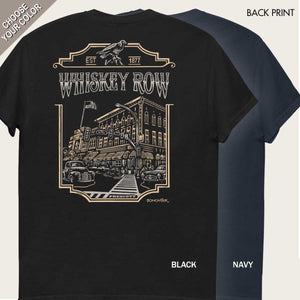 Men's Classic tee "Whiskey Label" Black or Navy