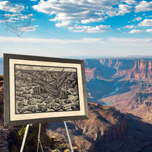 Load image into Gallery viewer, Signed 18x24&quot; THIS TOWN Hot Rods, Classic Cars, Litho Art Poster &quot;Grand Canyon&quot;