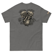 Load image into Gallery viewer, Men&#39;s Harley Motorcycle Gildan Heavyweight Tee &quot;V-Twin Heart&quot;