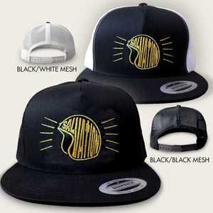 flat bill hat motorcycle helmet Flat Brim Snapback Helmet Of Salvation Hat – BOMONSTER
