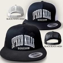 Load image into Gallery viewer, speed kills boredom bomonster hat