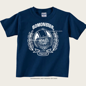 BOMONSTER Kid's Navy T-Shirt "Avatar"
