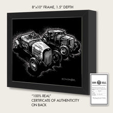 Load image into Gallery viewer, Original Hot Rod Art &quot;Roadster Race #1&quot;