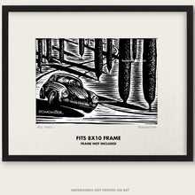 Load image into Gallery viewer, Original Porsche Art &quot;356 Trees #5&quot;