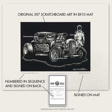 Load image into Gallery viewer, Original Hot Rod Art &quot;5-WINDOW SPACEX #1&quot;