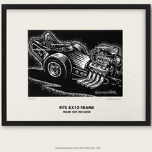 Load image into Gallery viewer, Original Dragster Art &quot;AAFD #3&quot;