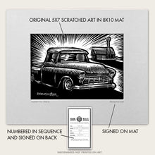 Load image into Gallery viewer, Original Chevy Apache Truck Art &quot;American Truck&quot;