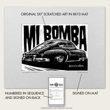 Load image into Gallery viewer, Original Lowrider Chevy Fastback Art &quot;Mi Bomba&quot;